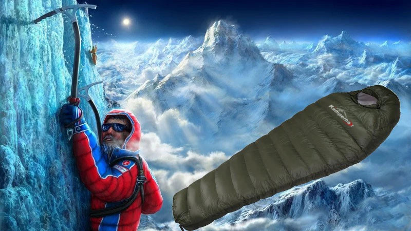 Cold Temperature Winter Sleeping Bag Down Sleeping Bag Winter Camping Sleeping Bag Double