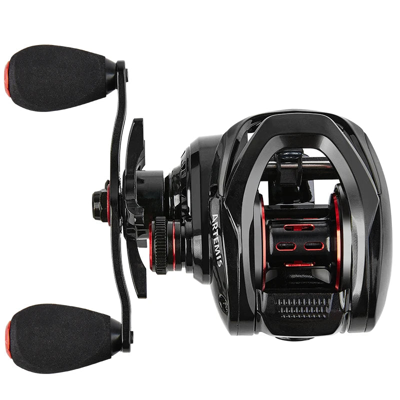 Baitcasting Reel 7.2:1 High Speed Gear Ratio CNC Spool 8KG Max Drag Magnetic Brake System Baitcaster Fishing Reels for Freshwater Saltwater Multiple Fish Species