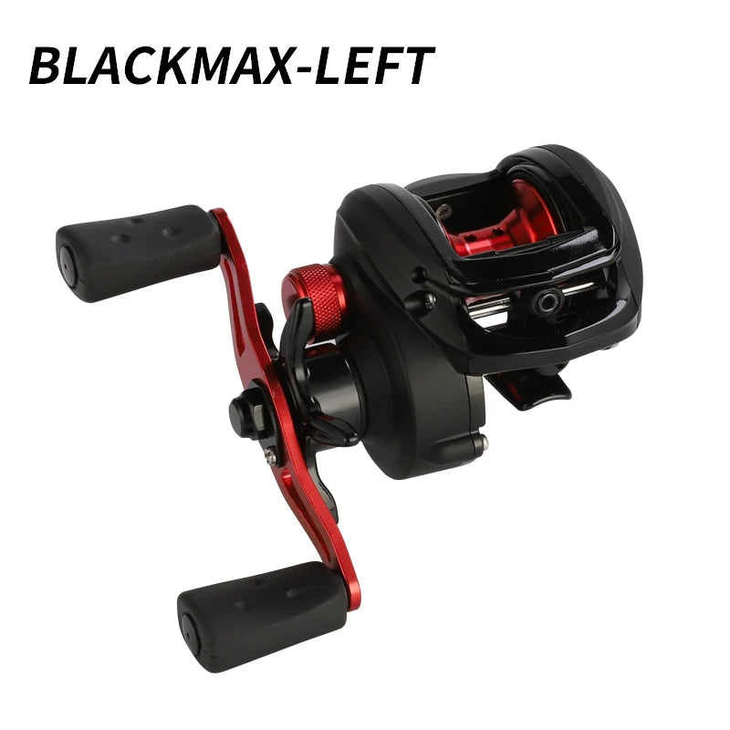Baitcasting Reel 18LB Max Drag 7.1:1 High Gear Ratio 5+1BB Smooth Bearings Baitcaster Fishing Reels for Freshwater Saltwater