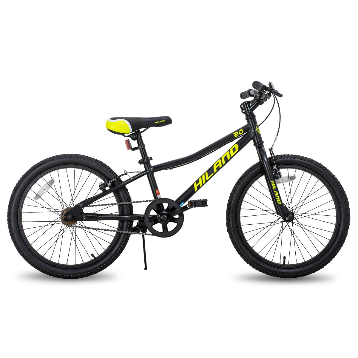 20 Inch Kids Mountain Bike for Boys, Girls, Single Speed Kids Bicycles with Dual Handbrakes and Kickstand 