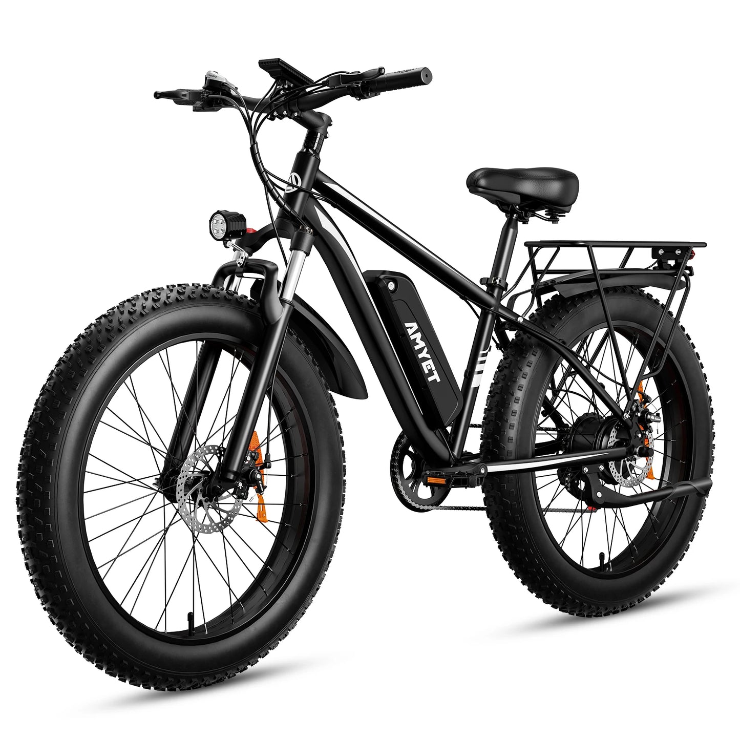 Electric Bike EB26 Adults Electric Bicycle Peak 1500W 48V 15AH e bike 26" Fat Tire Mountain Bike 31mph Electric Dirt Bike