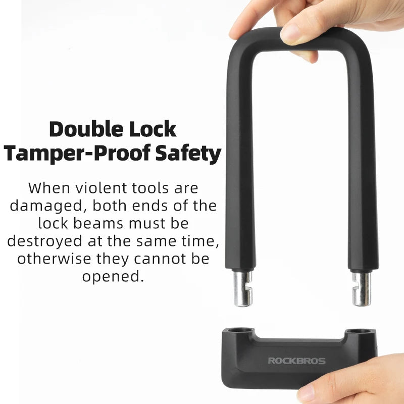 Local Shipping Bike Anti-Theft Lock Hydraulic Bicycles Lock U-Shaped Anti-Theft Lock Electric Scooters Motorcycles Lock