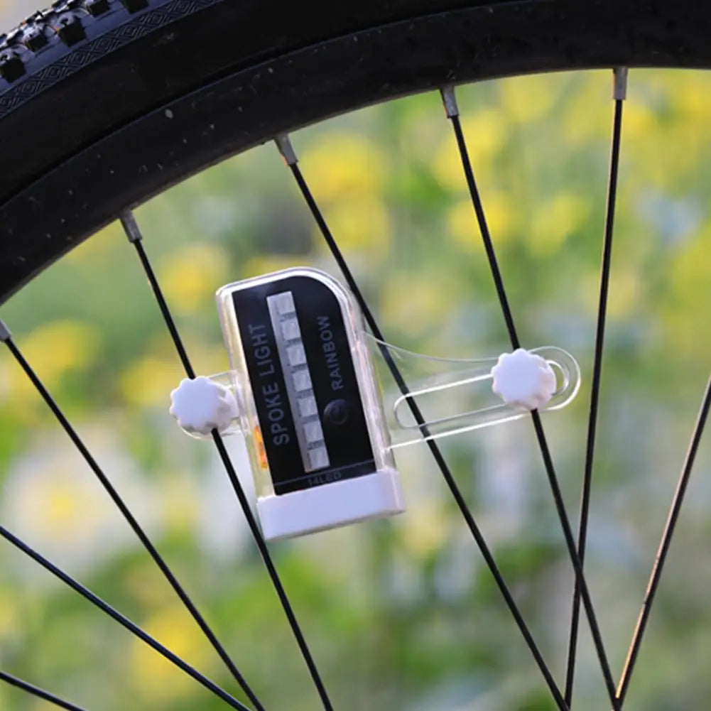 LED Bicycle Wheel Signal Tire Spoke Light Mountain Road Bike Warning Lamp