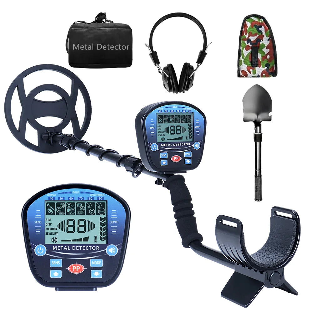 TC1 Underground Professional Portable Metal Detector With Multiple Modes Gold Detector Outdoor Treasure Hunting Adventure Beach