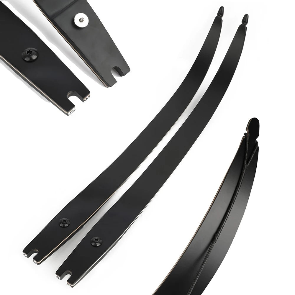 Recurve Split Bow Set 60 Inch Takedown Bow 50/60lbs Right Hand Wood Riser for Adults Hunting Shooting Sports