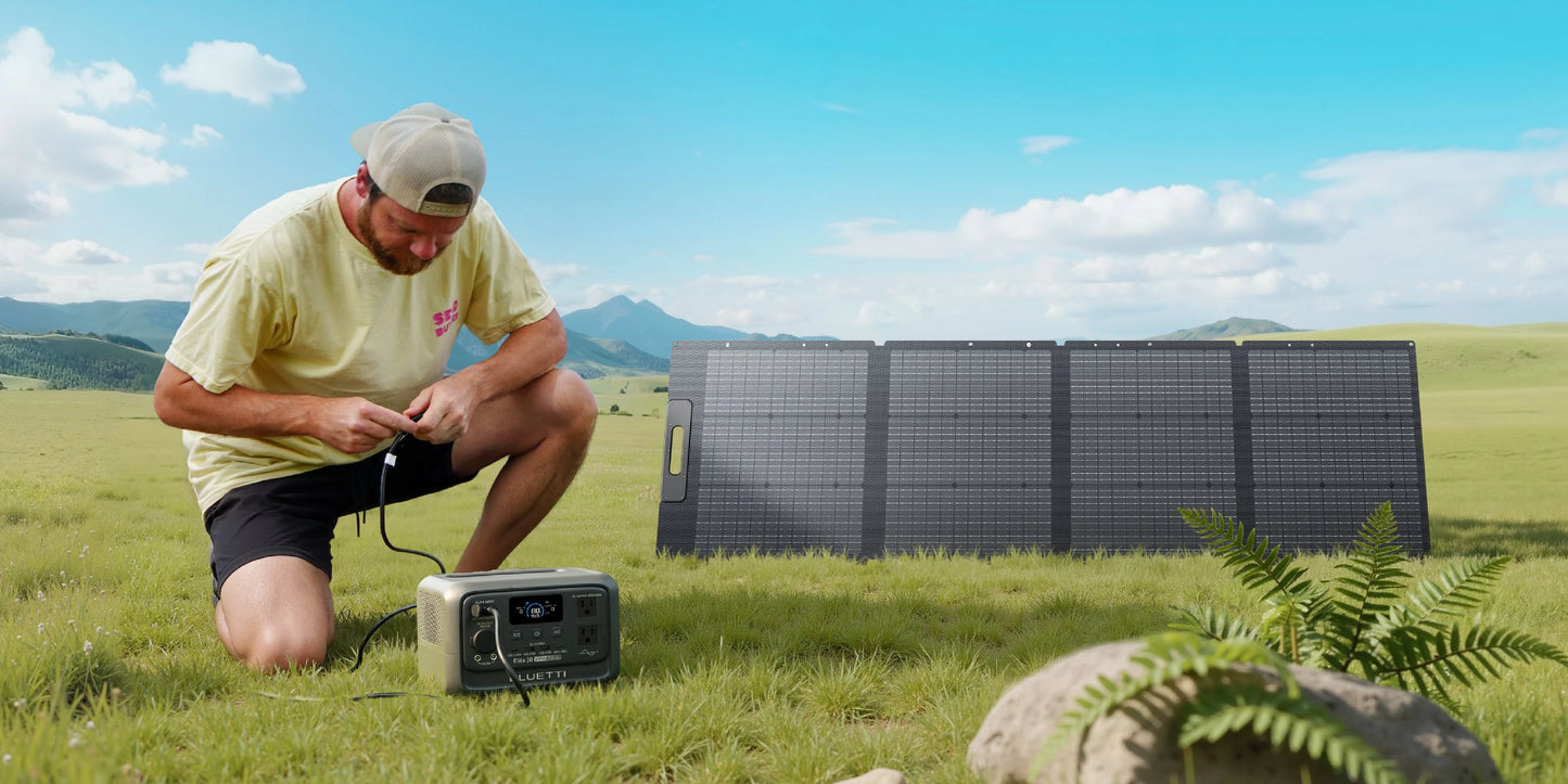 【Renew】 Elite 30 V2 Portable Power Station 288Wh 600W Peak Large Capacity Solar Generator For Outdoor Camping Home Emerge