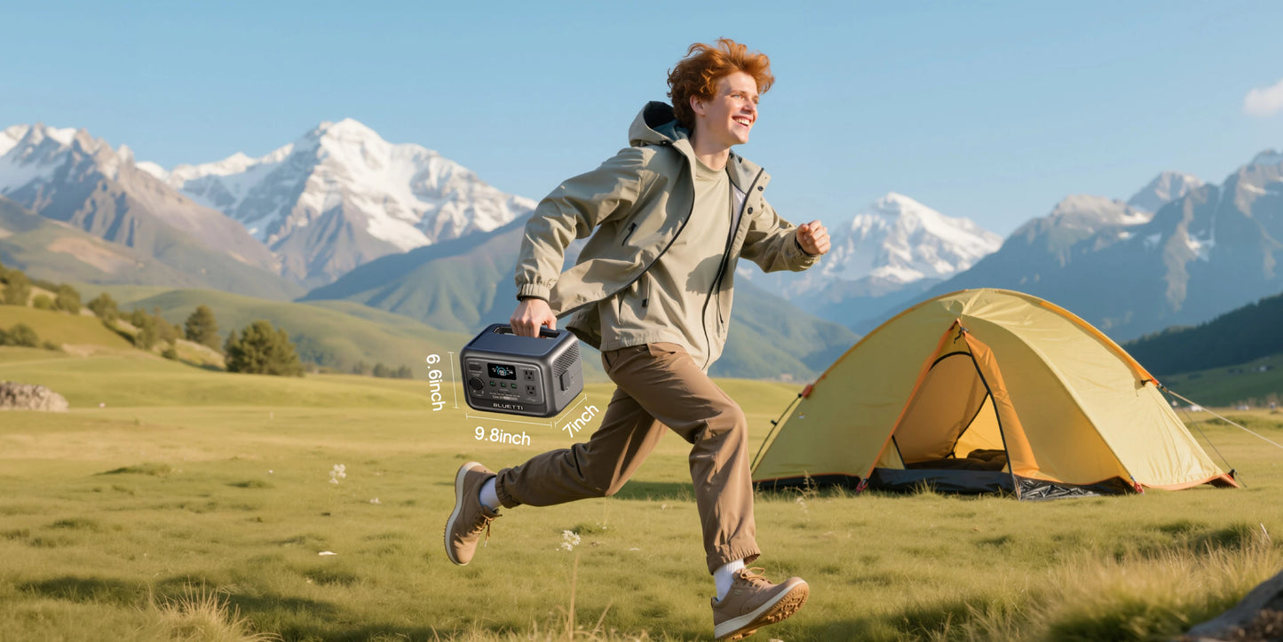 【Renew】 Elite 30 V2 Portable Power Station 288Wh 600W Peak Large Capacity Solar Generator For Outdoor Camping Home Emerge