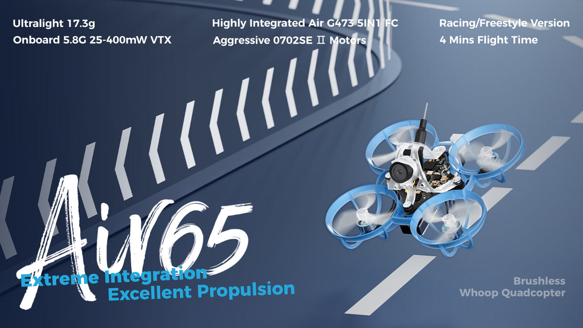 Air65 5 IN 1 Brushless Whoop Quadcopter RC Racing Freestyle Drones ship from US