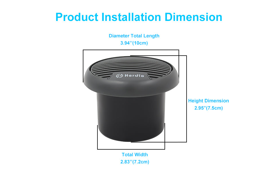 140W Two-Way Marine Waterproof Stereo Mini Speaker System Is Applicable To ATV UTV Motorcycle Outdoor
