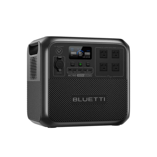 【Brand New Warranty 5 Years】AC180 Solar Portable Power Station 1800W 1152Wh Solar Generator for Camping Off-grid Power