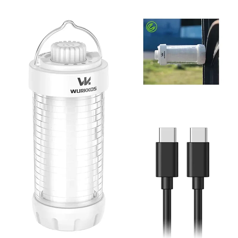 CL01 Mini RGB 360° Flashlight 550 Lumens 21700 Rechargeable LED Flashlight Camping Light Power Bank Waterproof