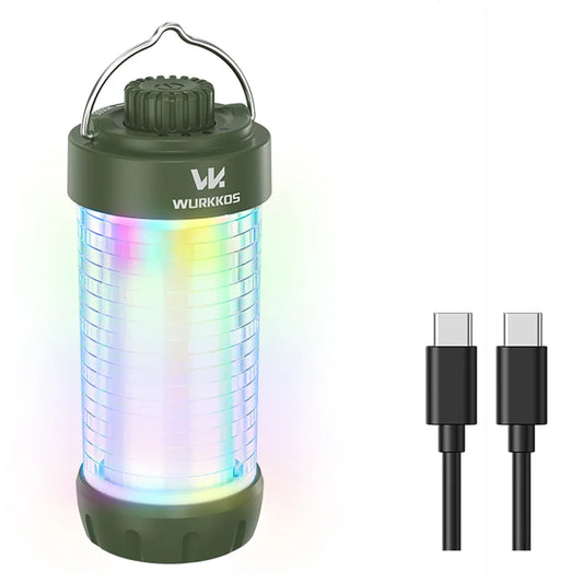CL01 Mini RGB 360° Flashlight 550 Lumens 21700 Rechargeable LED Flashlight Camping Light Power Bank Waterproof