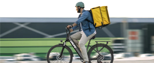 750W E26 Electric Bike 26x2" Commuter Tires 48V 10.4Ah Removable Battery 20MPH Speed 7-Speeds LCD Display