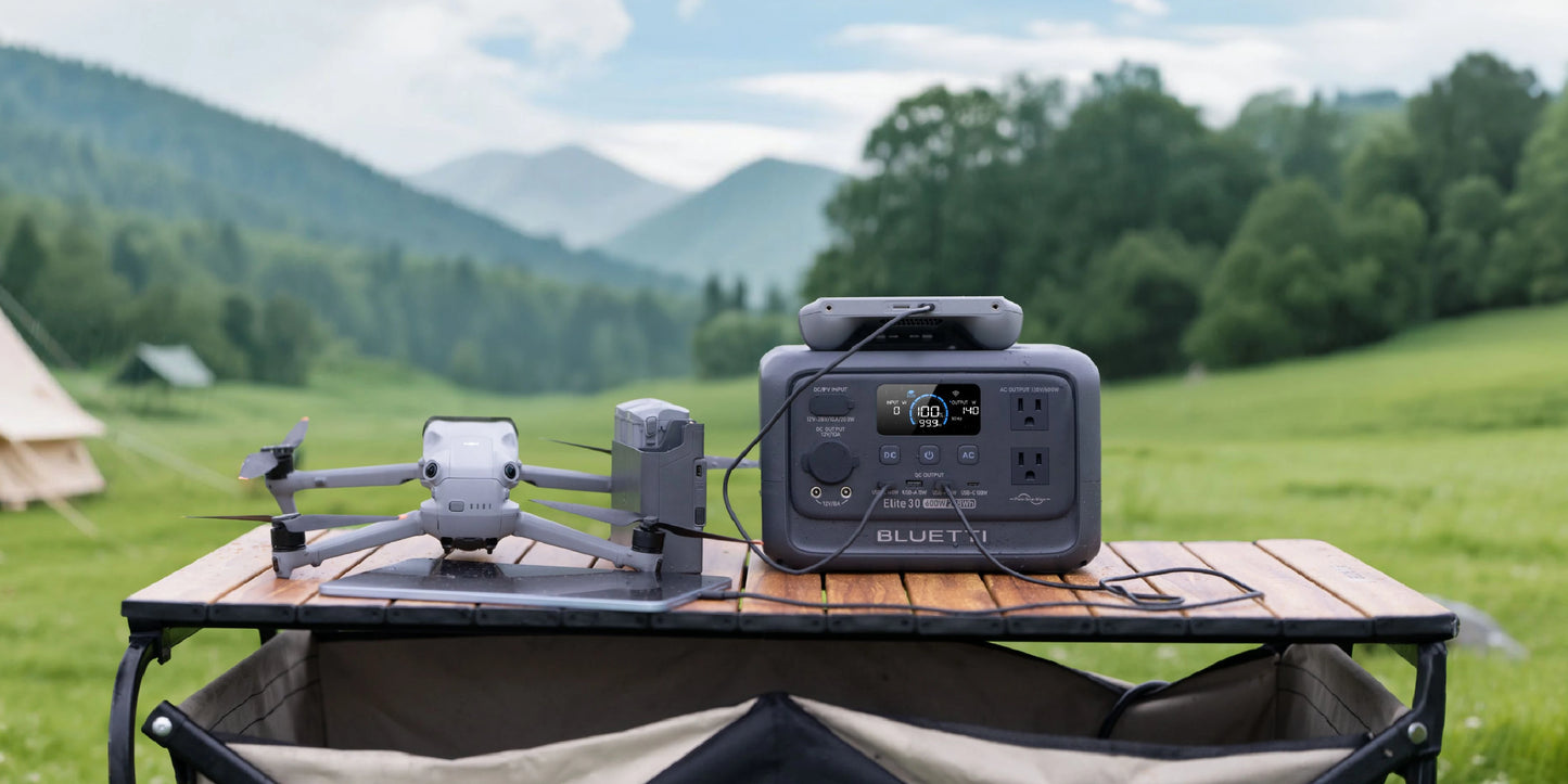【Renew】 Elite 30 V2 Portable Power Station 288Wh 600W Peak Large Capacity Solar Generator For Outdoor Camping Home Emerge