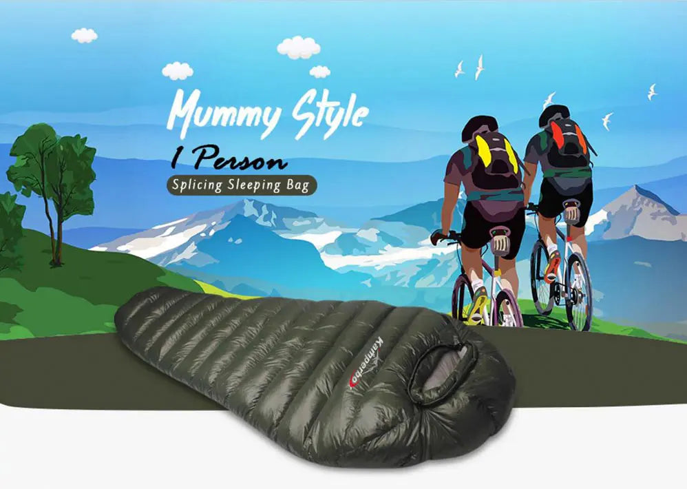 Cold Temperature Winter Sleeping Bag Down Sleeping Bag Winter Camping Sleeping Bag Double