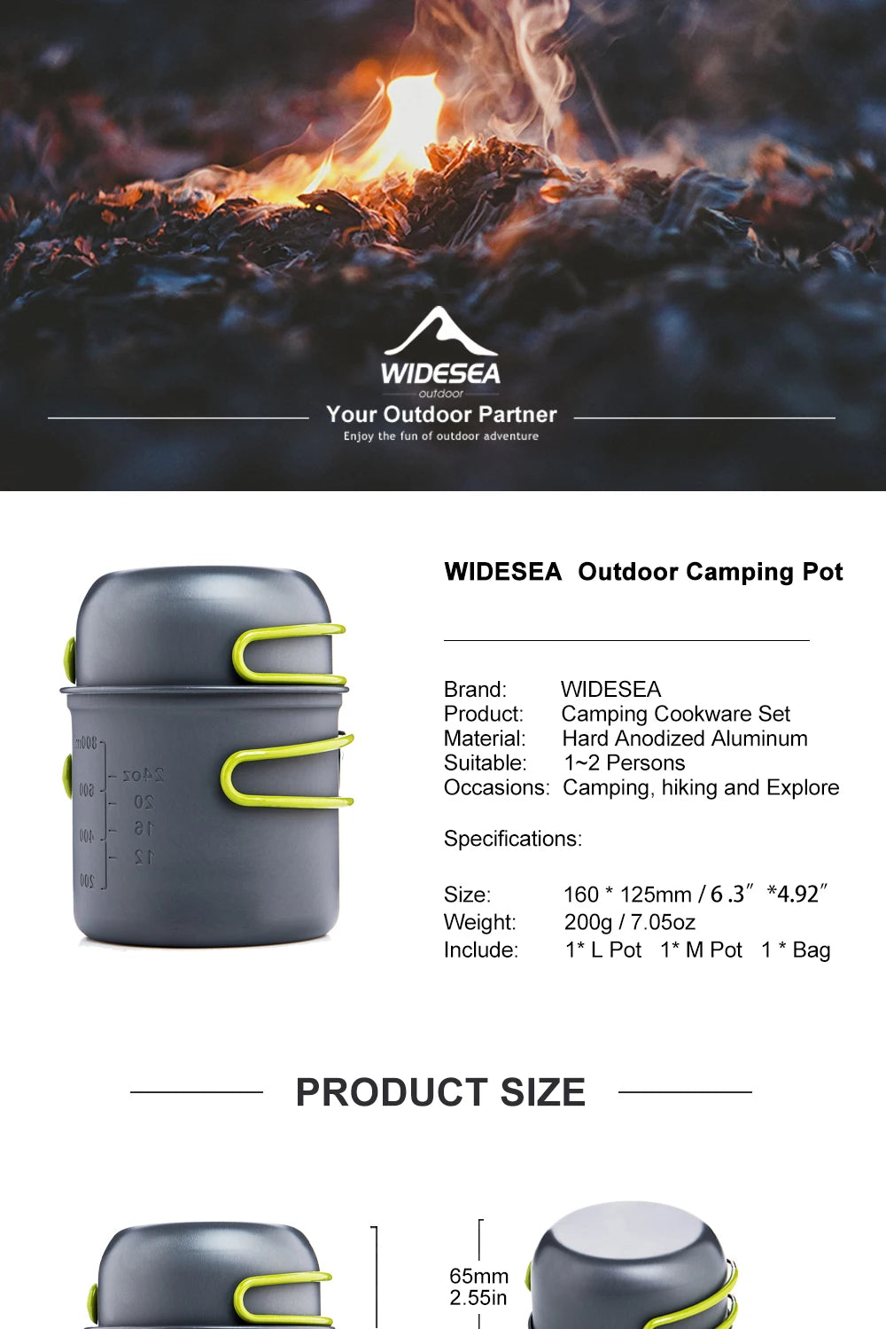 Ultralight Camping Cooking Utensils Outdoor Tableware Pot Set Hiking Picnic Travel Tourist Dishes Supplies Equipment