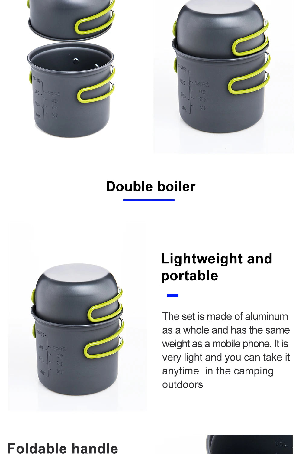 Ultralight Camping Cooking Utensils Outdoor Tableware Pot Set Hiking Picnic Travel Tourist Dishes Supplies Equipment