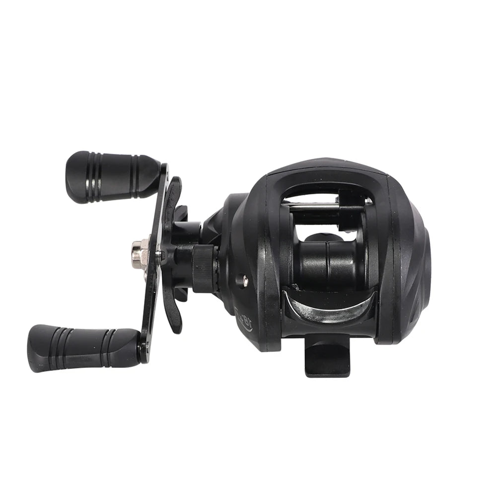 Baitcasting Fishing Wheel 7.2/1 Gear Ratio Fishing Reels Wheel Max Drag 10kg Saltwater Freshwater 18+1BB Fishing Accessory