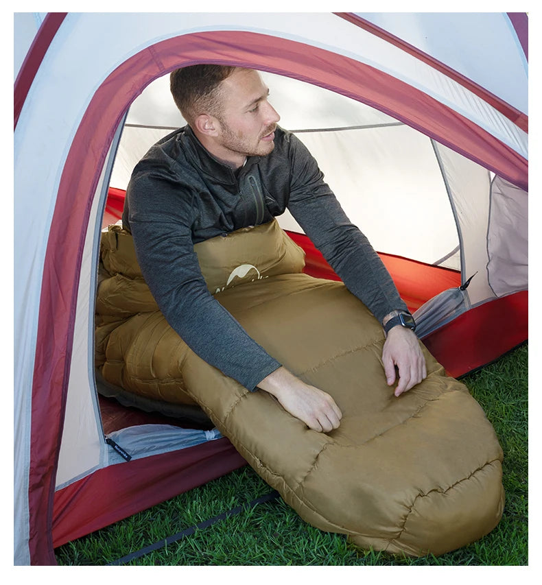 Mummy Sleeping Bags MJ300/MJ600 Cotton Camping Adults Sleeping Bag Ultra Winter Warm Mummy Sleeping Bag Indoor