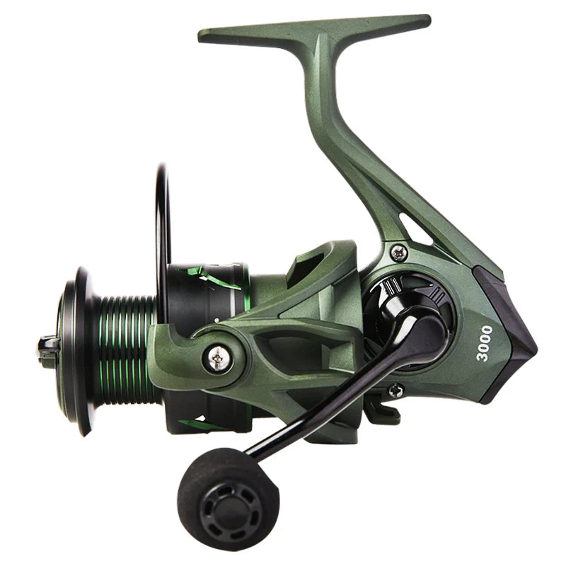 Spinning Reel 5.2:1 Spinning Fishing Reels 17.6 LB Max Drag with Anti-Reverse Metal Spool&CNC Rocker for FreshSaltwater