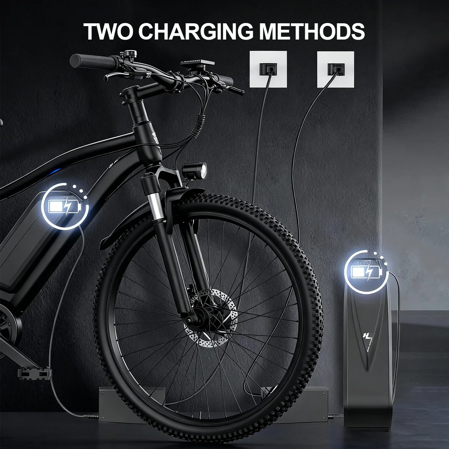 Electric Bicycle for Adult 26" Mountain ebike with 48V 13Ah Removable Battery 500W Motor