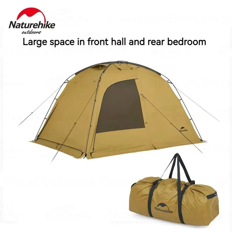 Dune 7.6 Camping Tent 2 People 4 Season Tent Ultralight PU2000mm Outdoor Travel iking Tent With Chimney Screen Window