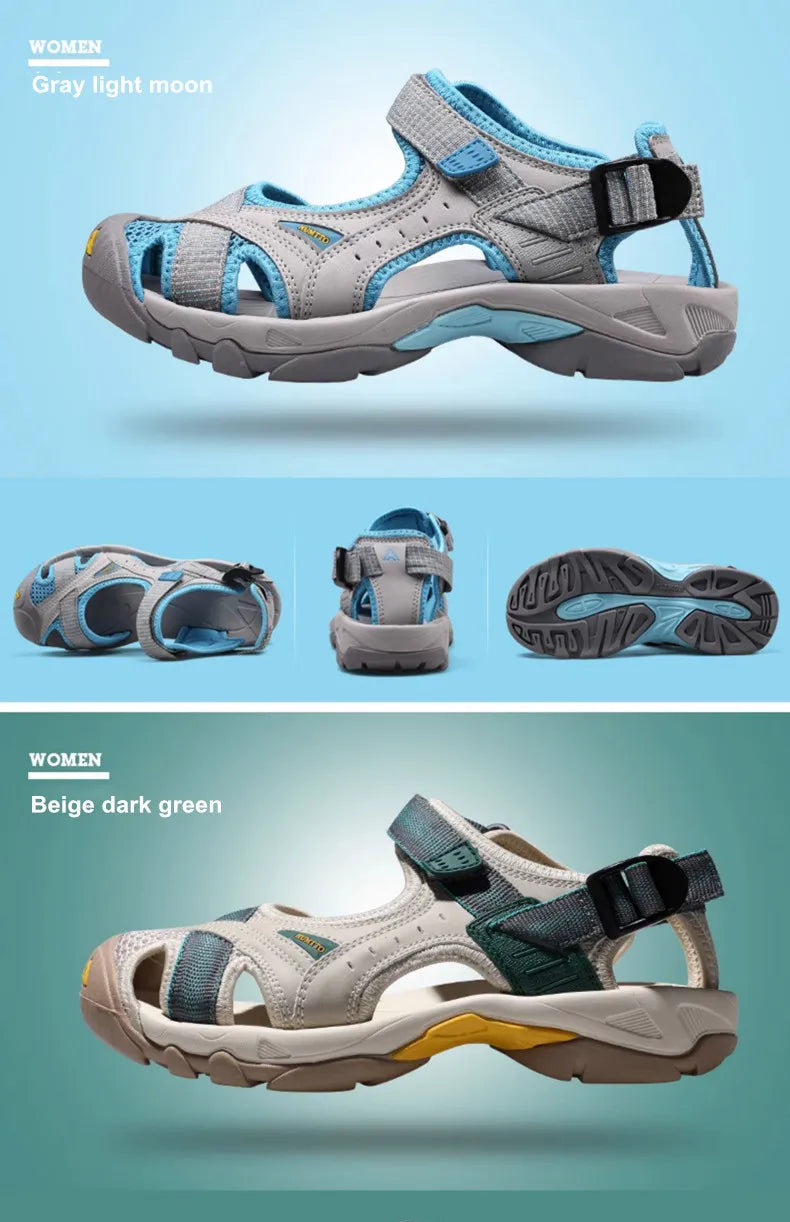 Summer Hiking Shoes Outdoor Sandals for Women Breathable Water Beach Womens Sandals Camping Climbing Aqua Sneaker HT-9602