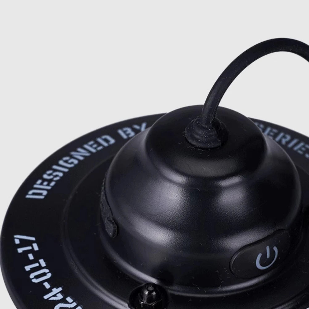 LED Camping Lantern Dimming Emergency Lamp Type C Charging Retro Camping Light 4 Light Modes Multifunction for Fishing Camping
