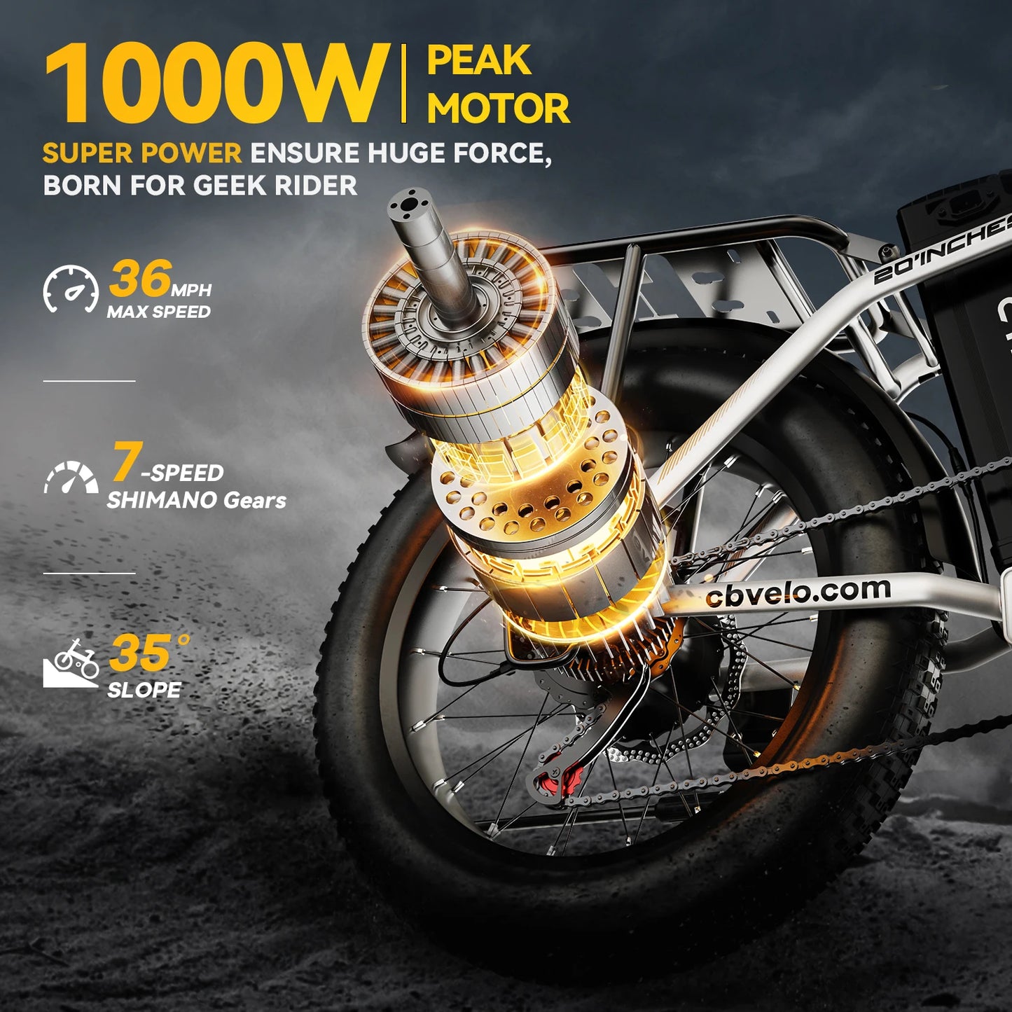 1000W Peak Electric Bike for Adults Foldable 28+MPH 80Miles Removable Battery Fat Tire Off-road E-bike EK4 EK5 Mars700