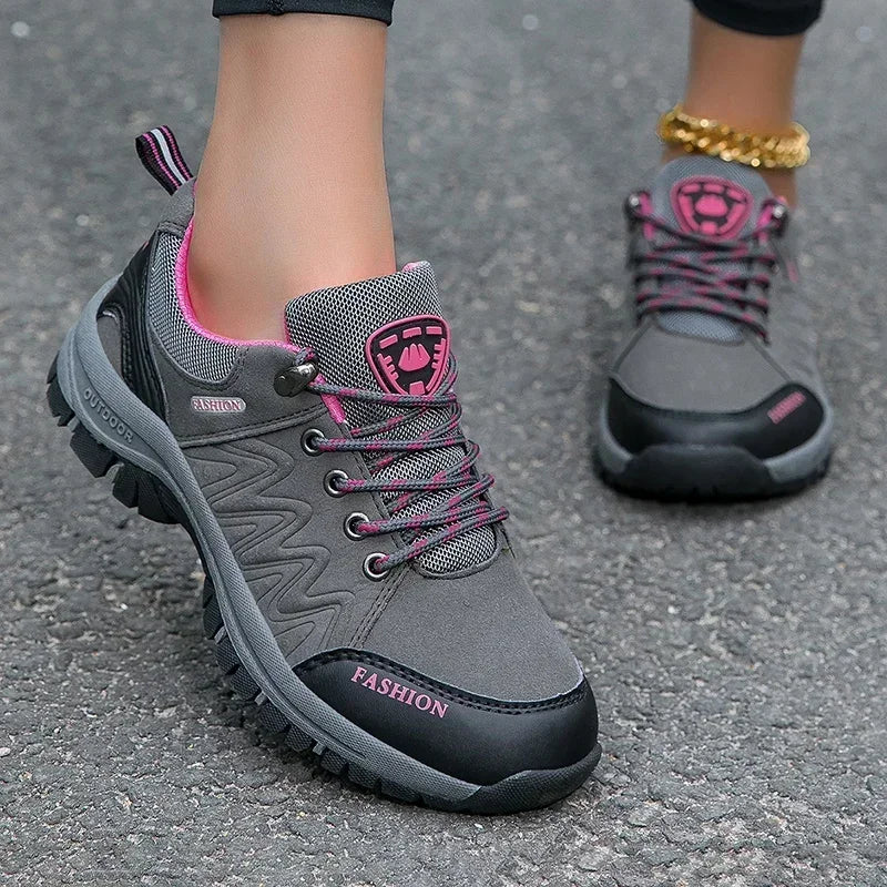 Women Hiking Shoes Outdoor Sneakers Non Slip Walking Shoes Comfortable Footwear Climbing Jogging Boots Sports Shoes for Wamen