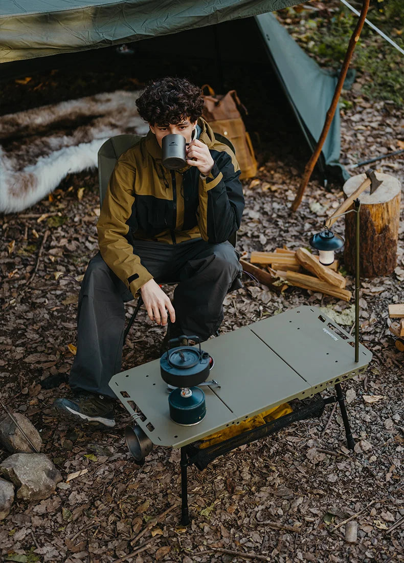 H02 IGT Table Camping Multifunctional Tactical Table Height Adjustable Desk Kitchen Folding Table BBQ Picnic
