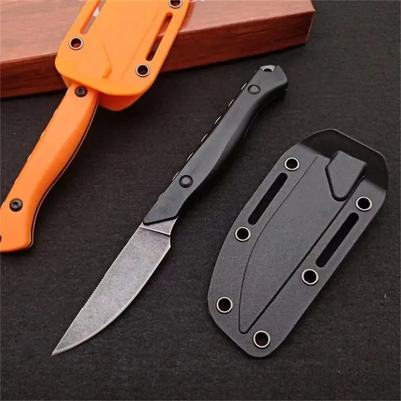 BM 15700 Fixed Blade Knife CPM-154 Blade Santoprene Handle Durable Outdoor Camping EDC Hiking Portable Multitool Straight Knives