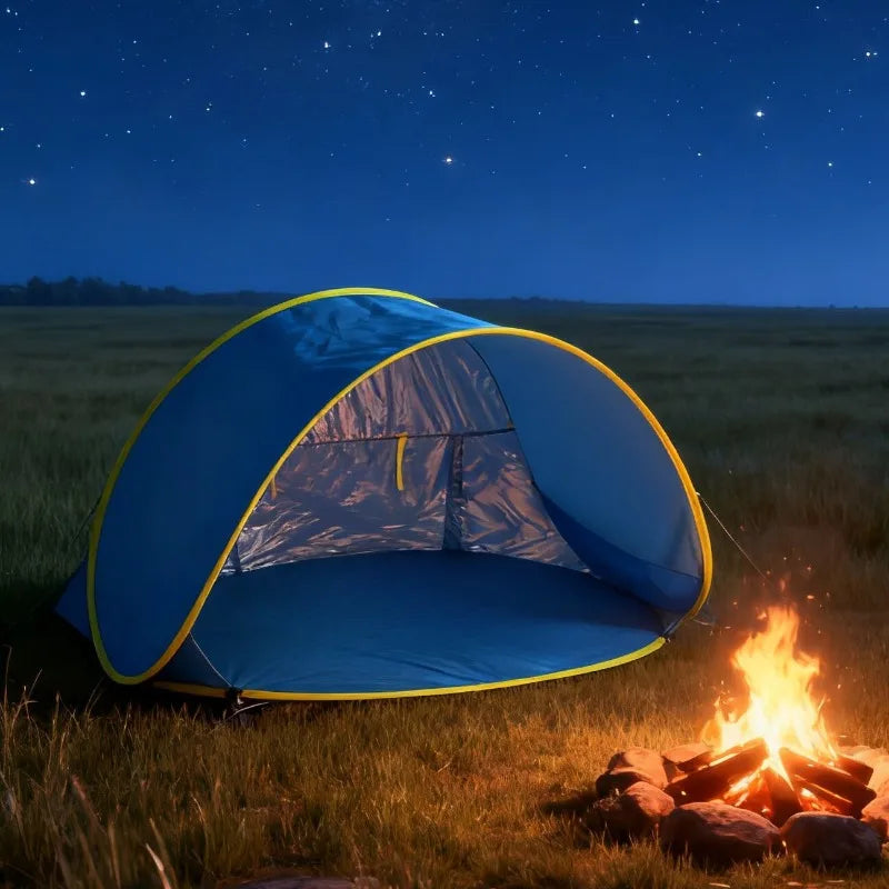 Beach Tent Portable Quick Setup Suitable for Hiking Hiking Shelter, Pop-up, Lightweight, Outdoor Canopy, Family Outing