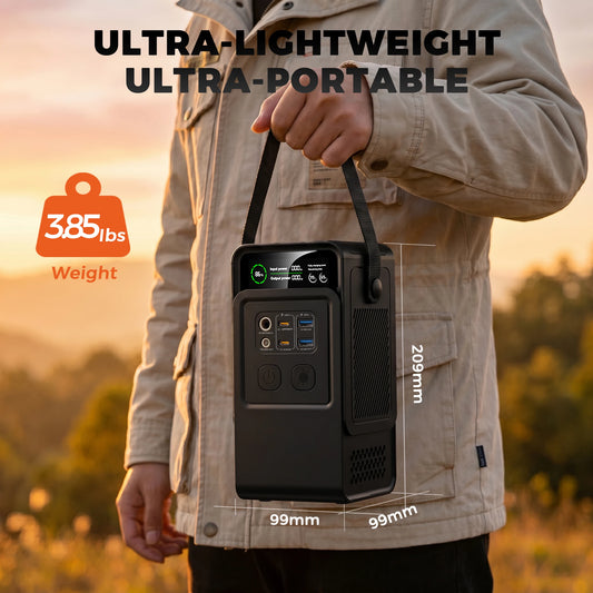 200W Power Station Camping 192Wh Lifepo4 Power Bank 60000mAh Portable Charger Battery Emergency Power USB TYPE-C Port