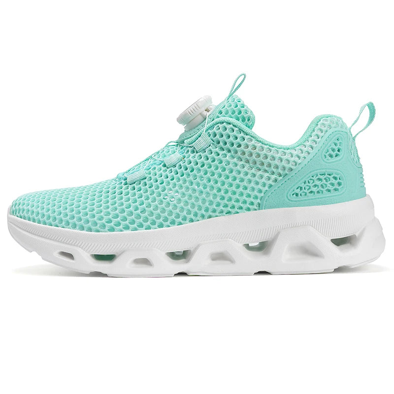Summer Ladies Mesh Breathable Hiking Shoes Wading Upstream Shoes Women's Lightweight and Comfortable Outdoor Leisure Hiking Shoe