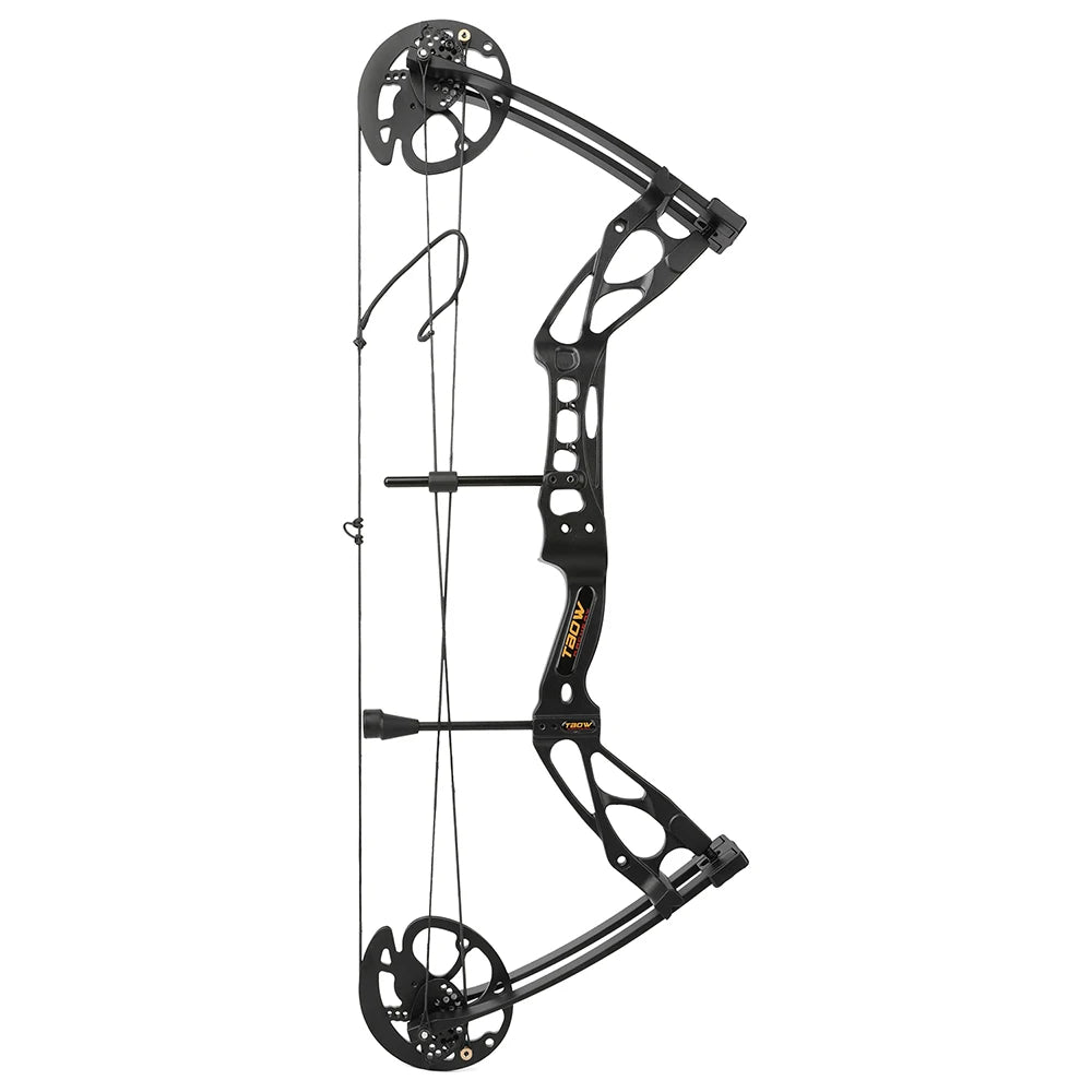Archery Compound Bow 0-70lbs Adjustable Durable Aluminum Alloy Riser for Beginners Hunting and Target Shooting Practice