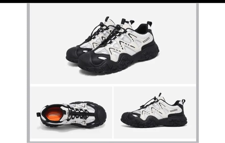 Hiking Shoes Women Anti-slip Low-top Outdoor Sports Shoes Women Lace-up Comfortable Soft Breathable Casual Sneakers Women Shoes