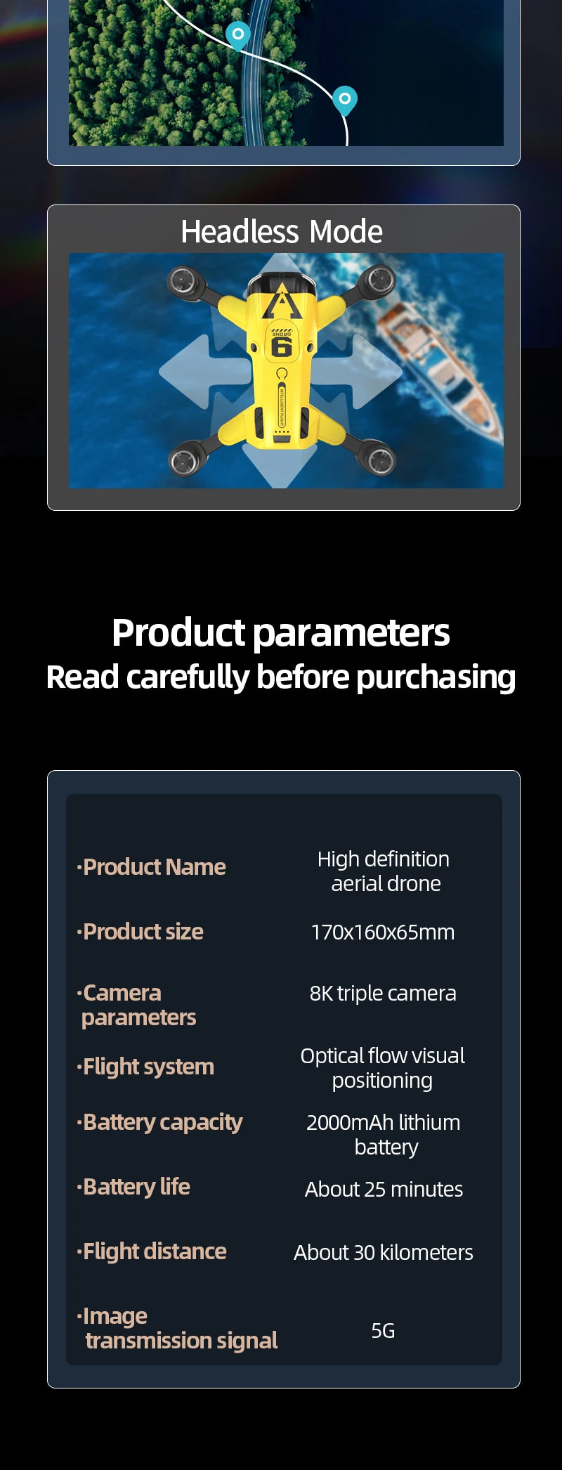 New B9 Pro RC Drone 4K 1080P Wide Angle Dual HD Camera Foldable Quadcopter WiFi FPV Altitude Hold， Long Endurance Drone - Equipped With Optical Flow Positioning And Dual High-definition Cameras, It Is The Perfect Gift For A