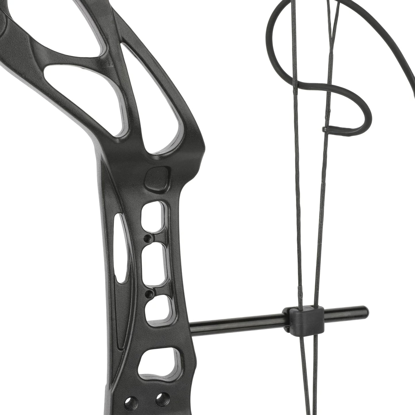 Archery Compound Bow 0-70lbs Adjustable Durable Aluminum Alloy Riser for Beginners Hunting and Target Shooting Practice