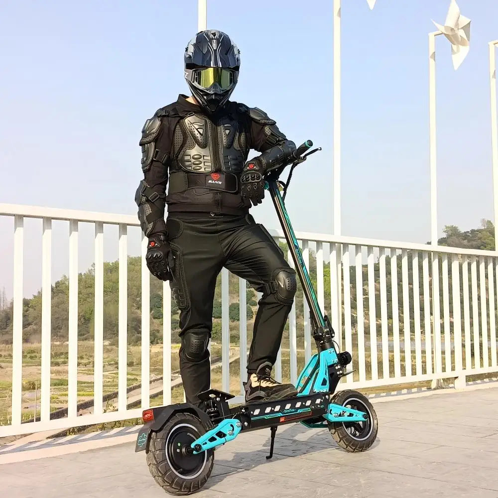 31mph 50kmh Double Absorber Brake Powerful Off-road Adult Big 48V 10inch Tires Adult Electric Scooter