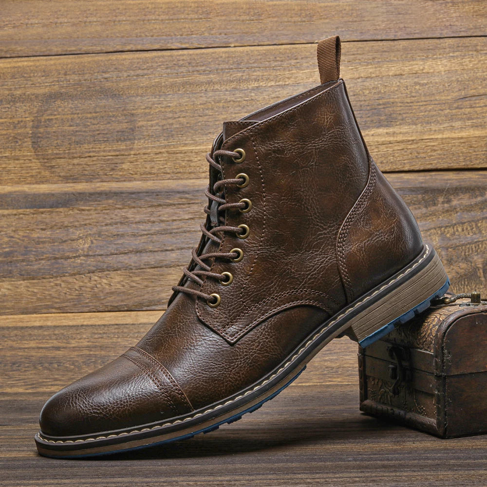 Size 8~13 Men Boots Fashion Brand Comfortable Ankle Boots For Men