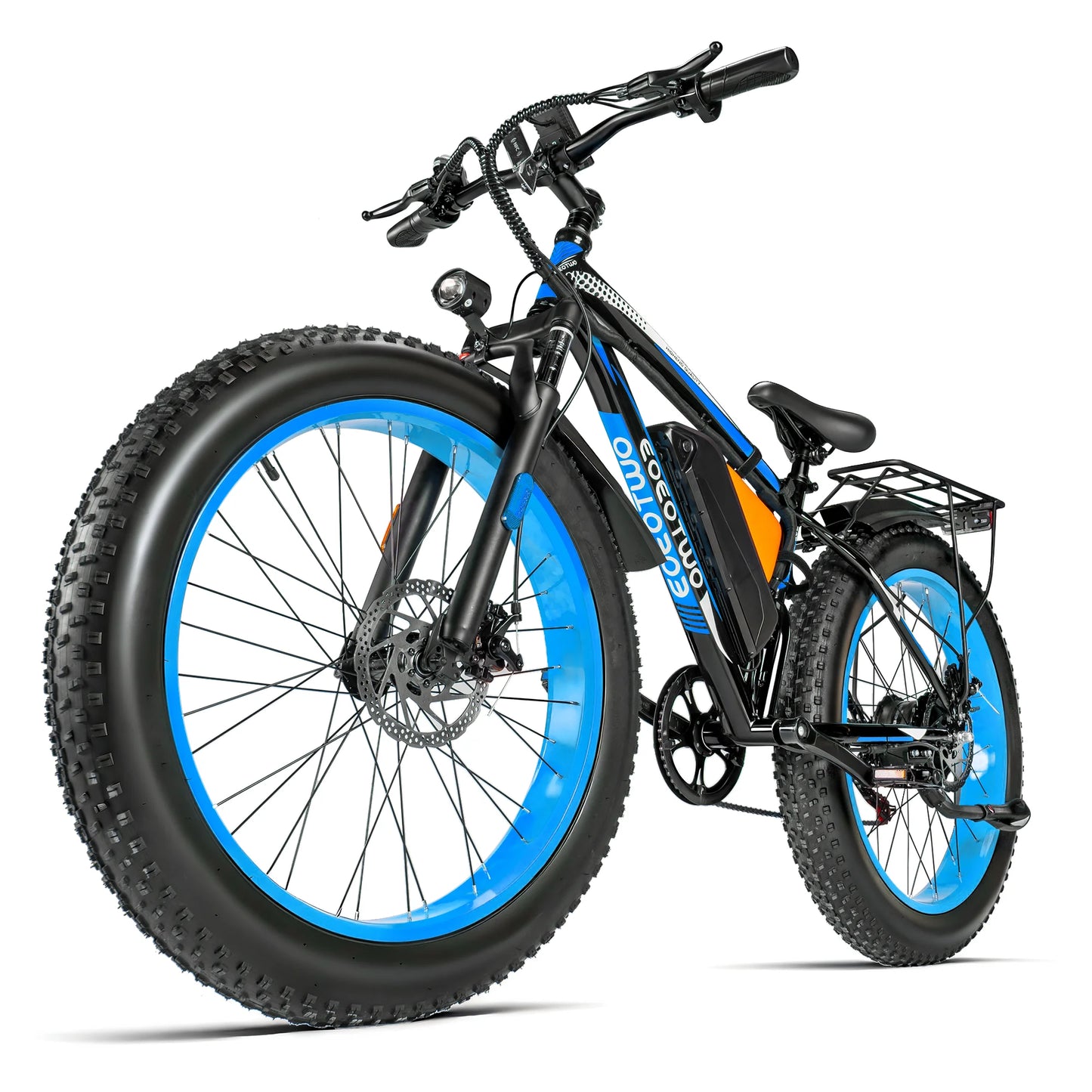 TWO Electric Bike,1500W Peak Ebikes for Adults, 26'' Fat Tire Best Ebike for Men, 70 Miles with 960Wh Battery, 25-30MPH Max Speed Bicycles, 330LB Capacity