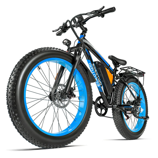 TWO Electric Bike,1500W Peak Ebikes for Adults, 26'' Fat Tire Best Ebike for Men, 70 Miles with 960Wh Battery, 25-30MPH Max Speed Bicycles, 330LB Capacity