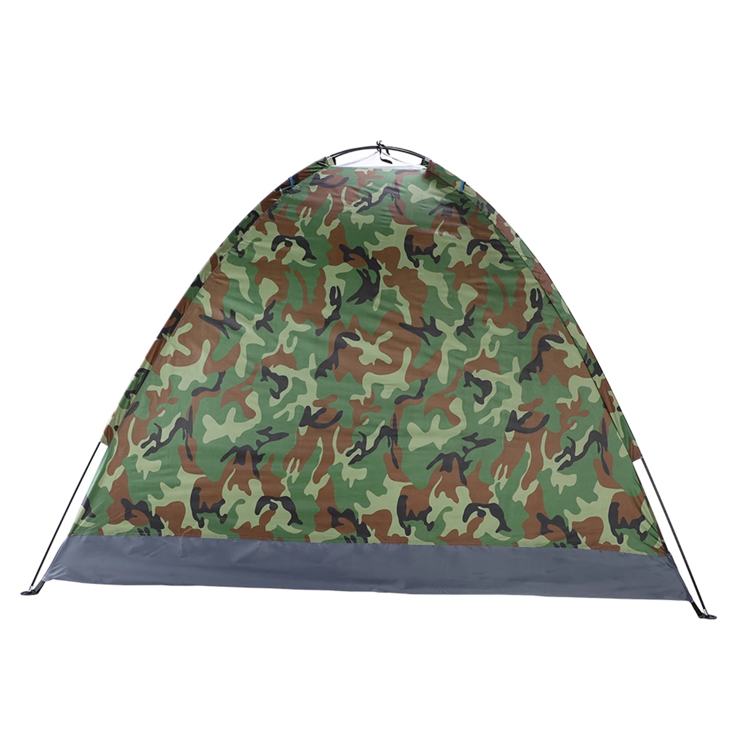 3 4 Person Camping Dome Tent Waterproof UV Proof 180T Silver Coated Polyester Fiberglass Poles Portable Bag Outdoor Camouflage