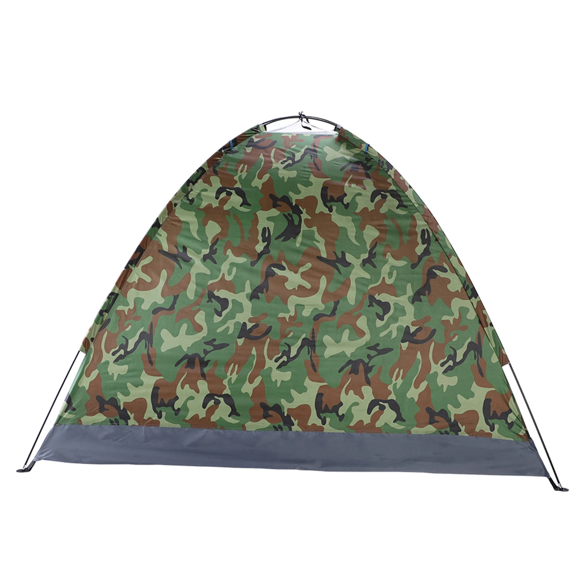 3 4 Person Camping Dome Tent Waterproof UV Proof 180T Silver Coated Polyester Fiberglass Poles Portable Bag Outdoor Camouflage