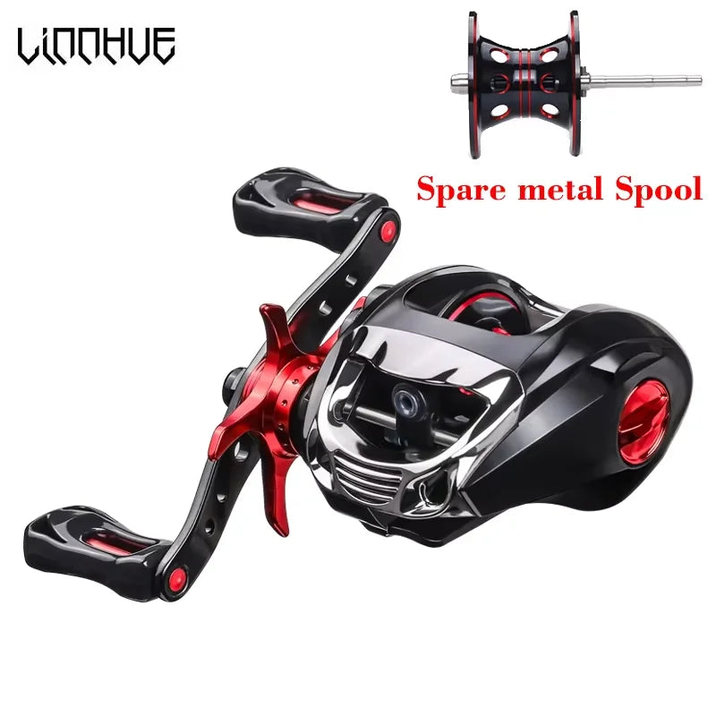 Best Baitcasting Reel BS2000 8.1:1 High Speed Spare Spool Reel Fishing Saltwater Fresh Fishing Casting Fishing Reel