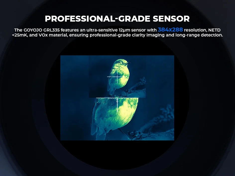 GOYOJO GRL335 384 Thermal lmaging Scopes Sensor 384*288px 25mm 35mm Lens Hunting Camera WiFi RAV Video GRL325