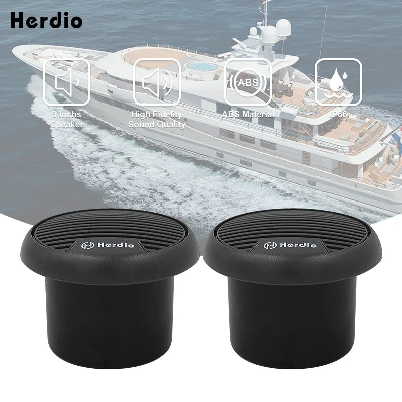 140W Two-Way Marine Waterproof Stereo Mini Speaker System Is Applicable To ATV UTV Motorcycle Outdoor