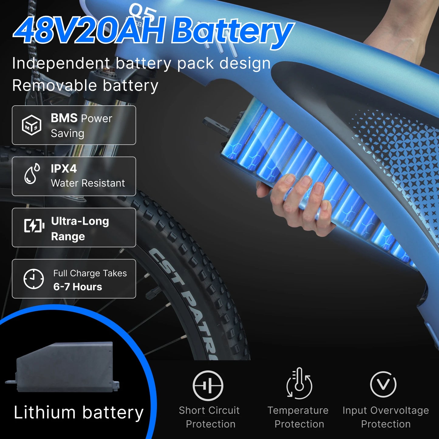Q5 Ebike 2000W Torque Sensor Adults Electric Bike 85Nm 57KM/H Electric Bicycle 27.5“ Removable Battery Electric Mountain Bike