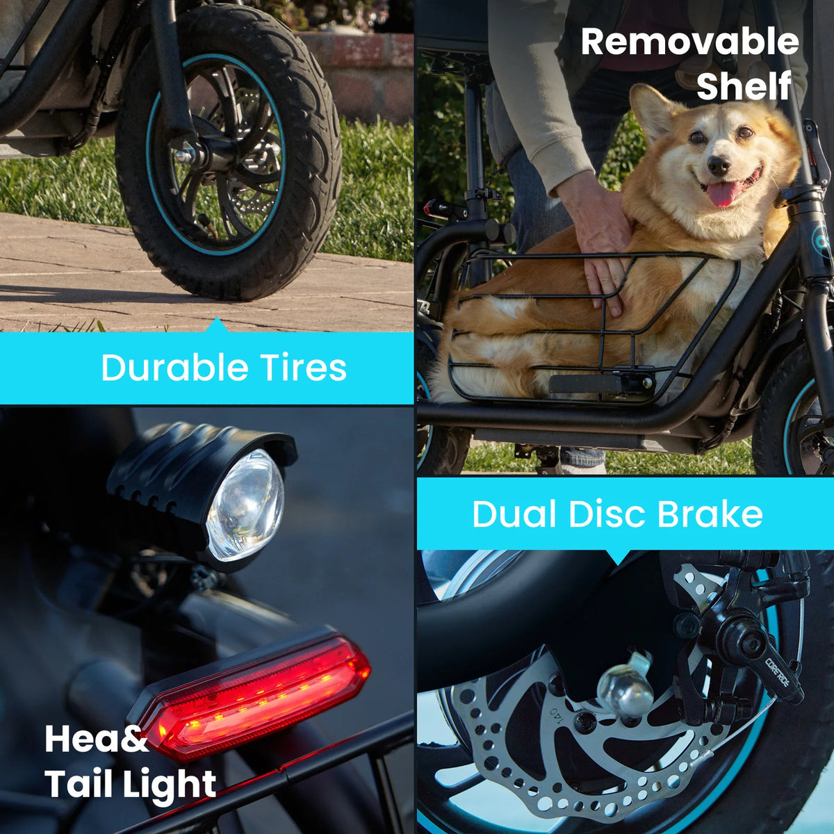 Electric Scooter with Basket for Pet, 3 Riding Modes Foldable Electric Scooter for Adults - up to 20 Miles 18.6MPH